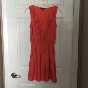 Salmon Colored Mini Length Express Dress